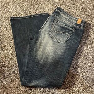 Maurices Laney Boot Cut Jeans Light Distressed Jeans